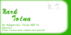 mark tolna business card
